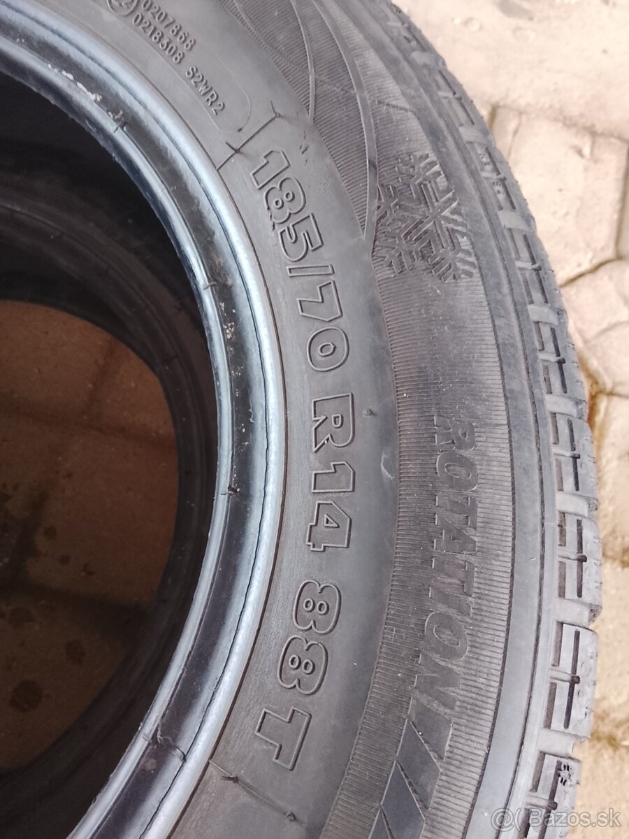 Predám zimné pneu 185/70r14 88t - 5