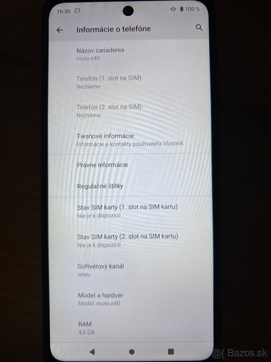Predam motorola moto e40 - 5