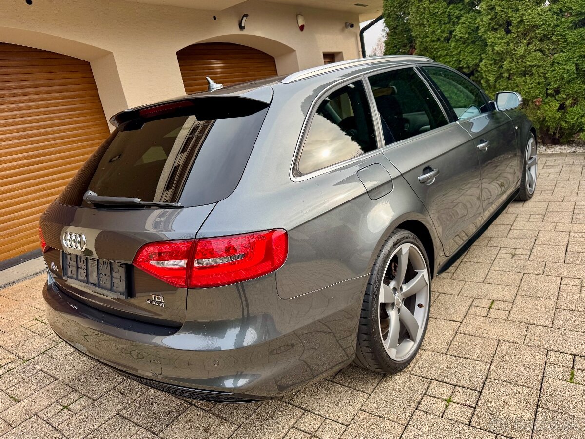 Audi A4 Avant 2.0Tdi 140kw QUATRO+S-Line+Navi+Tažne+Rok 2015 - 5