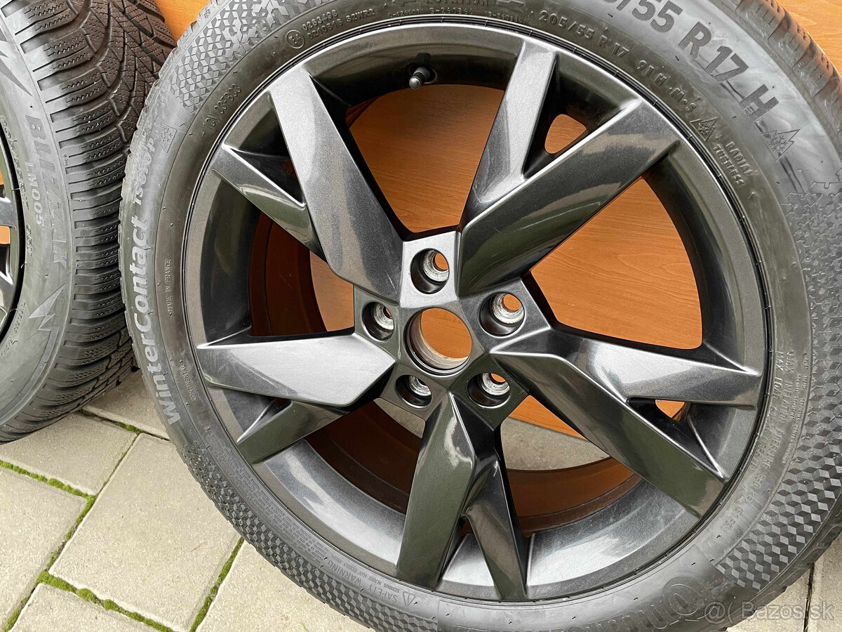 SKODA orig LYRA alu disky 205 55 R17 5x112 Skoda Superb oct - 5