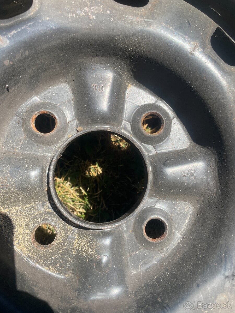 Na predaj: 2x Oceľové disky 14" –4x100-Renault, Dacia a iné - 5