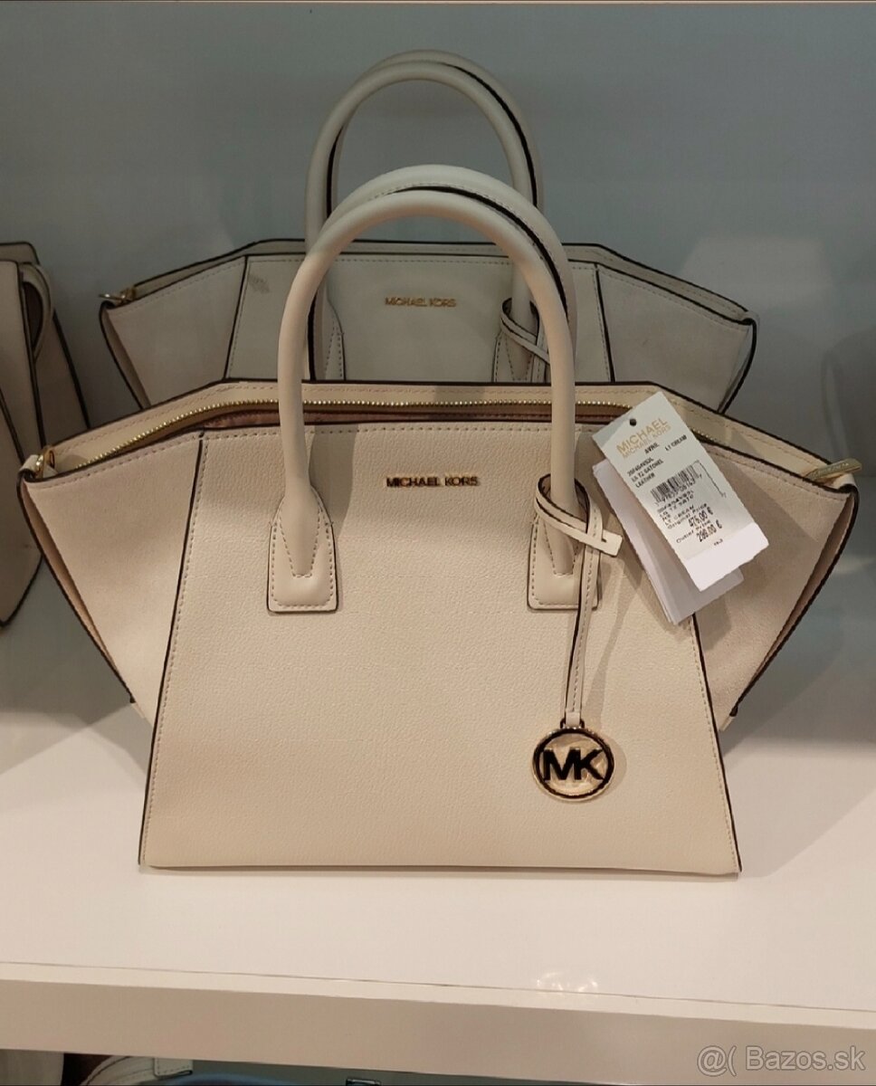 Kožená kabelka Michael Kors Avril - 5