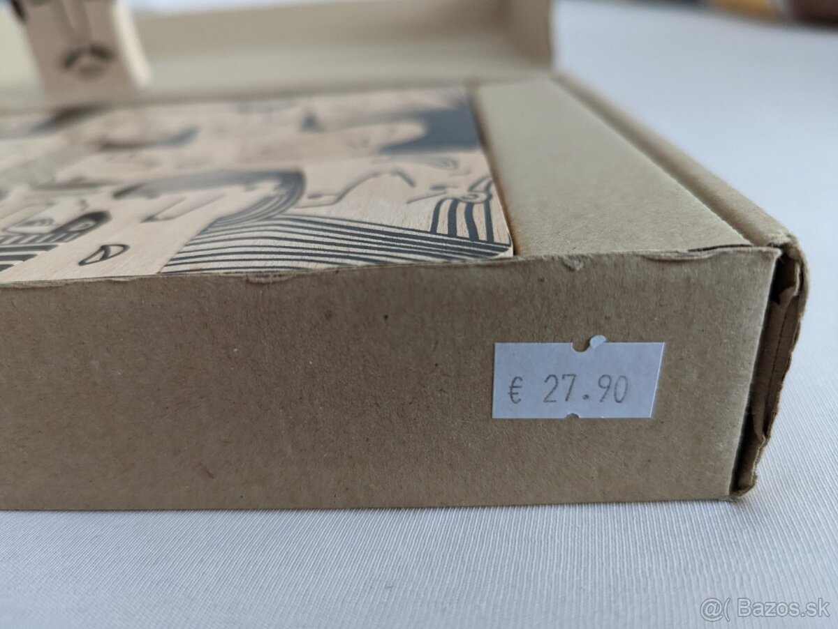 Drevené puzzle, skladačka, hlavolam - 5