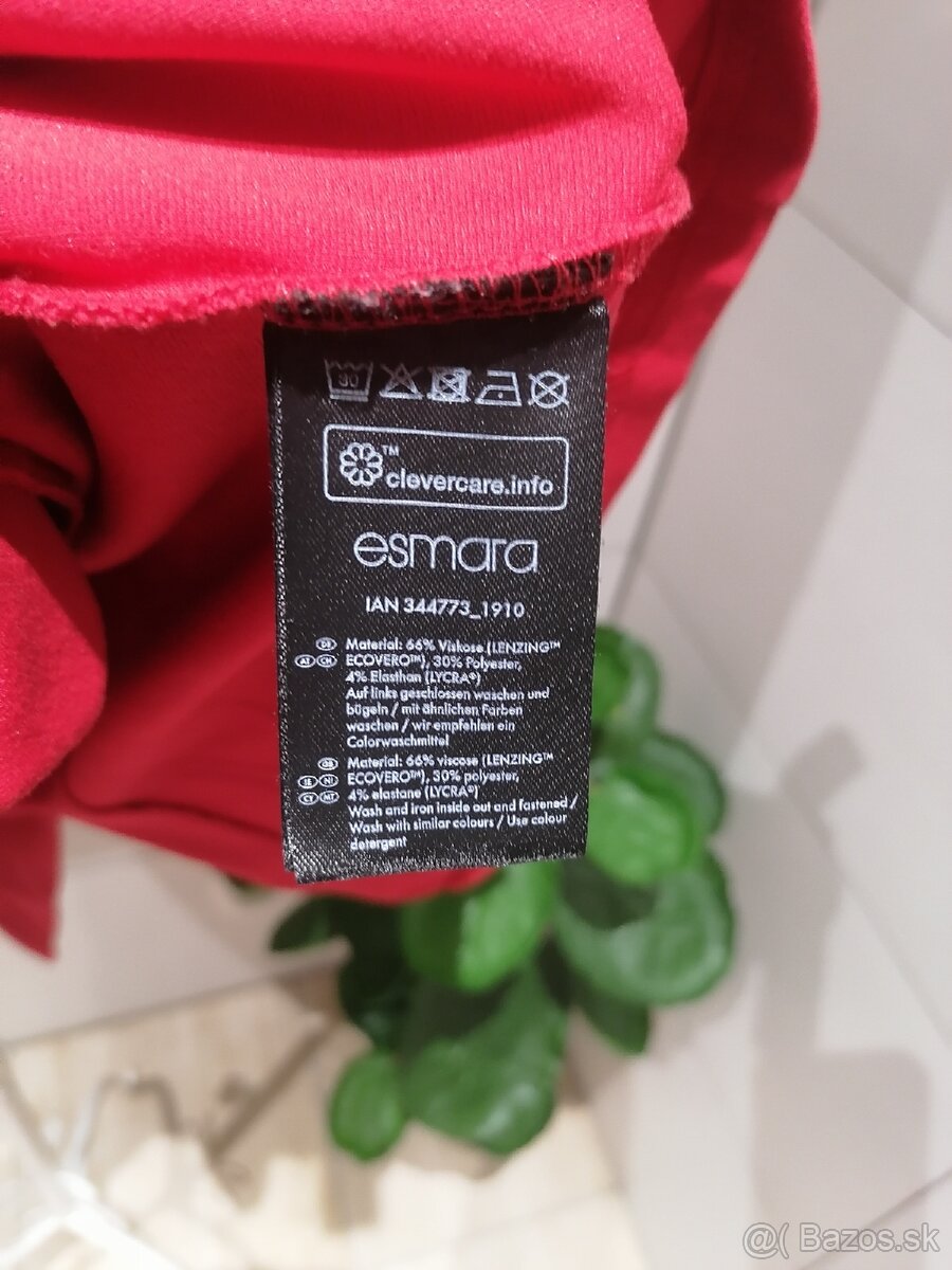 Elegantné dámske šaty Esmara, Veľkosť S (36/38), červené - 5