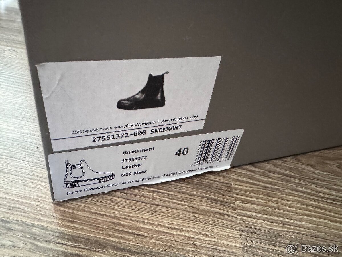 Gant dámské kožené chelsea topánky Snowmont - veľkosť 40 - 5