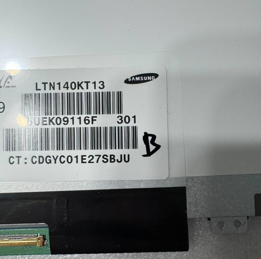 Predám obrazovku do notebooku 14"LED SLIM display 30pin B, - 5