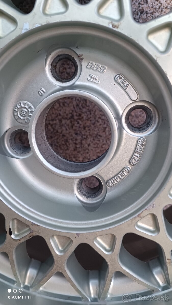 ORIGINÁL BBS RA 14" – 4x100 - 5