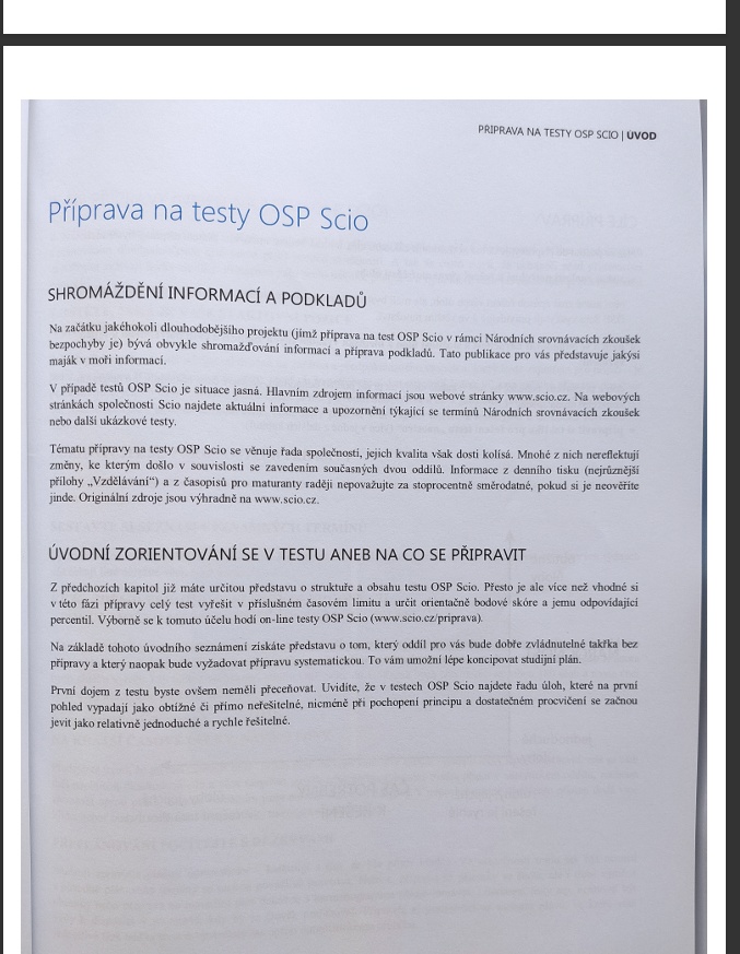 Nové vydanie SCIO testy v PDF - VSP, OSP, ZSV - 5