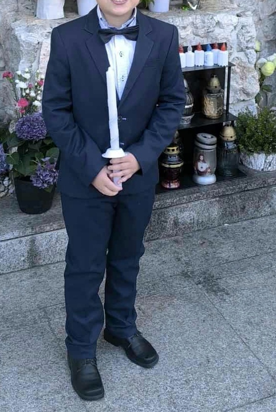 Oblek chlapec 10r. 140velkost - 5