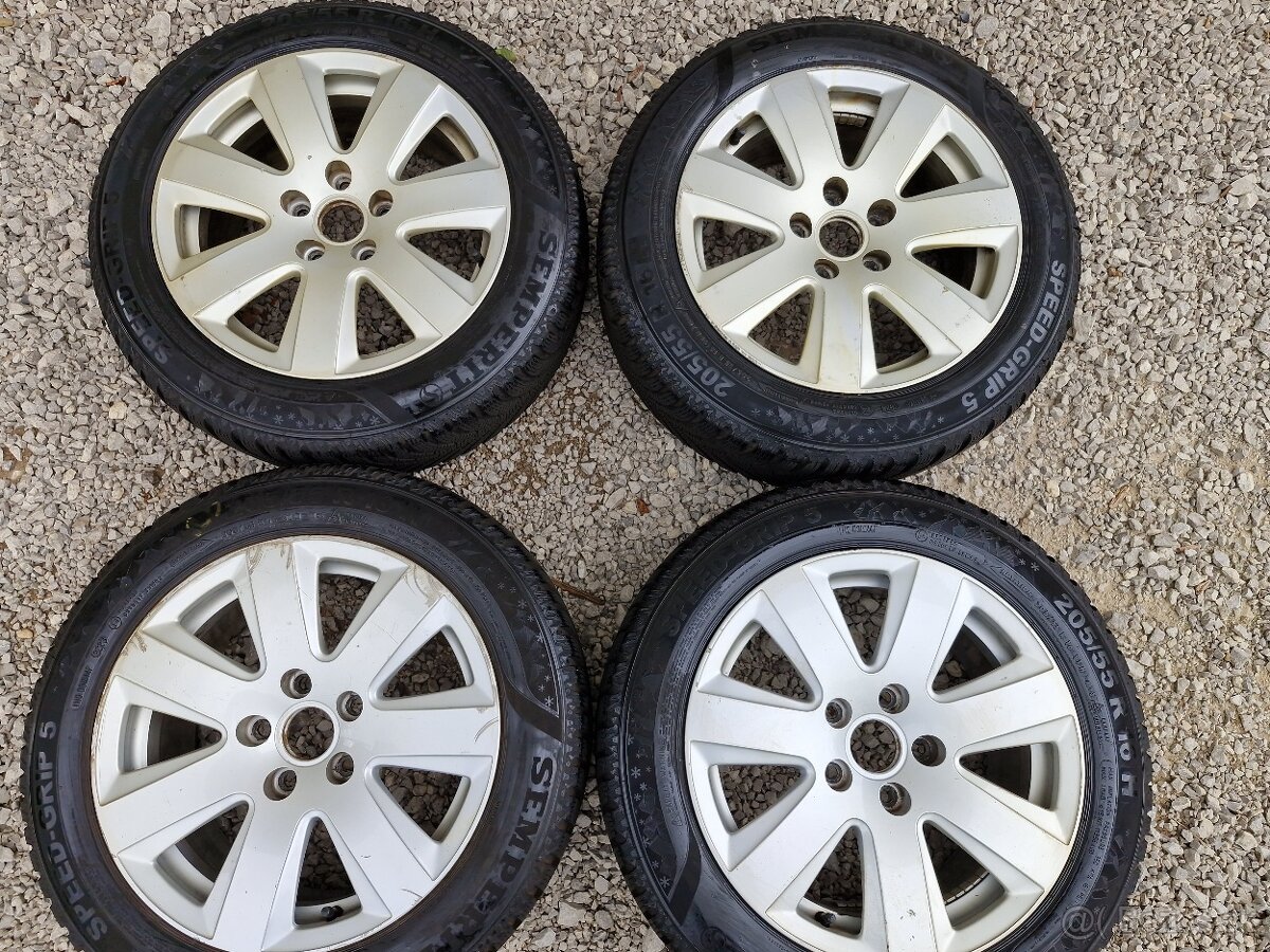 4 kusy 16 DISKY 5x112 R16 6Jx16H2 ET48 originál Skoda octavi - 5