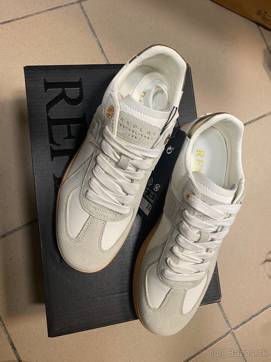 Damske kozene tenisky Replay - 5