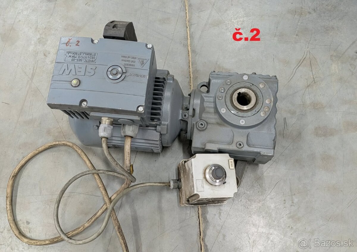 Elektromotory s prevodovkou SEW 3x - 5