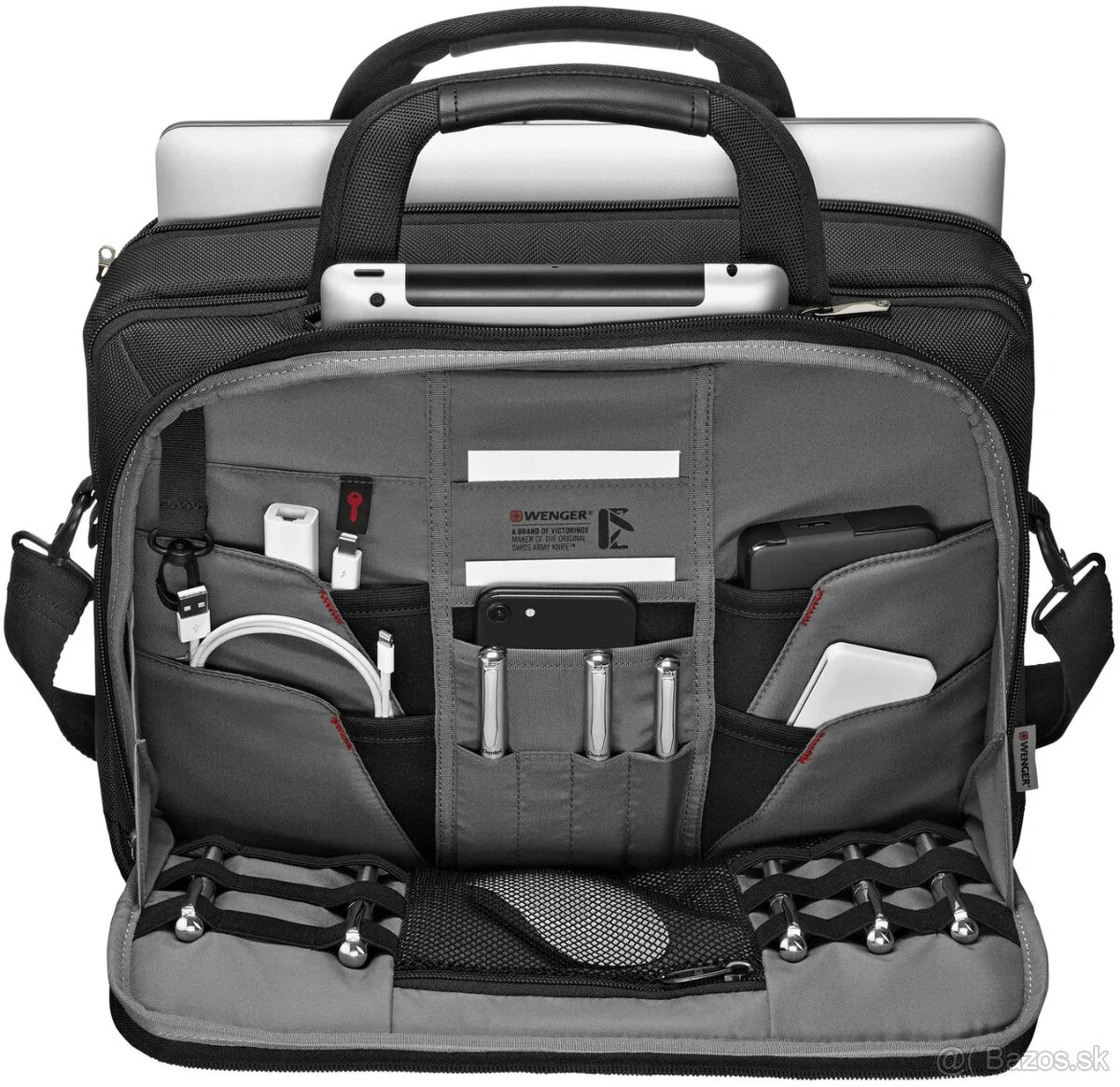Taška na notebook WENGER BC PRO 16", čierna - NOVÁ - 5