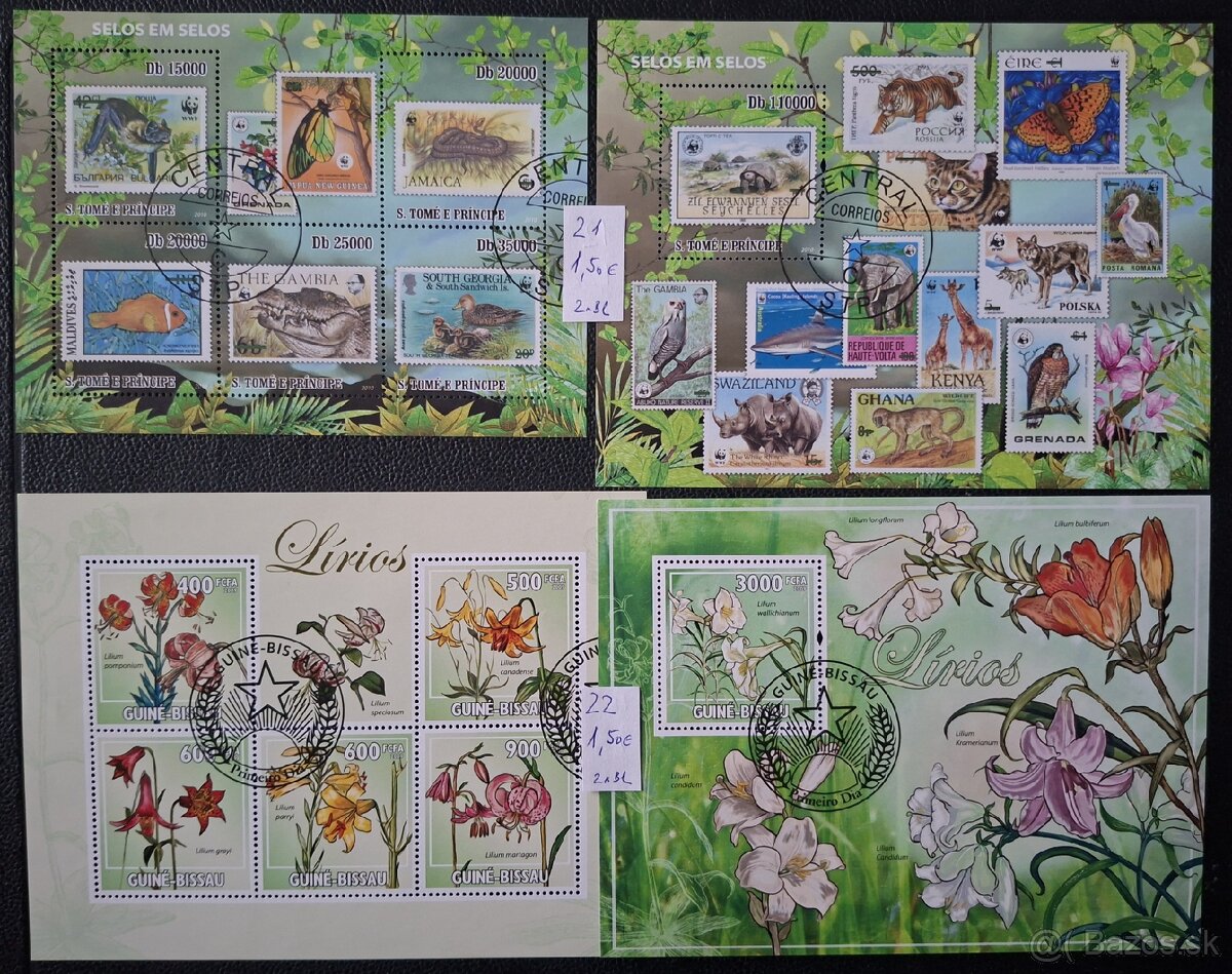 Postove znamky Mix 17 (95poloziek) - 5