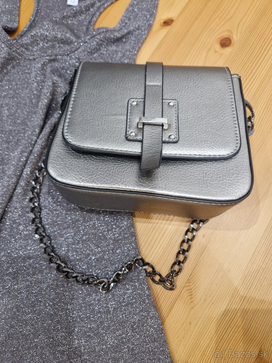 KABELKA - sivo strieborná - NOVÁ - 5