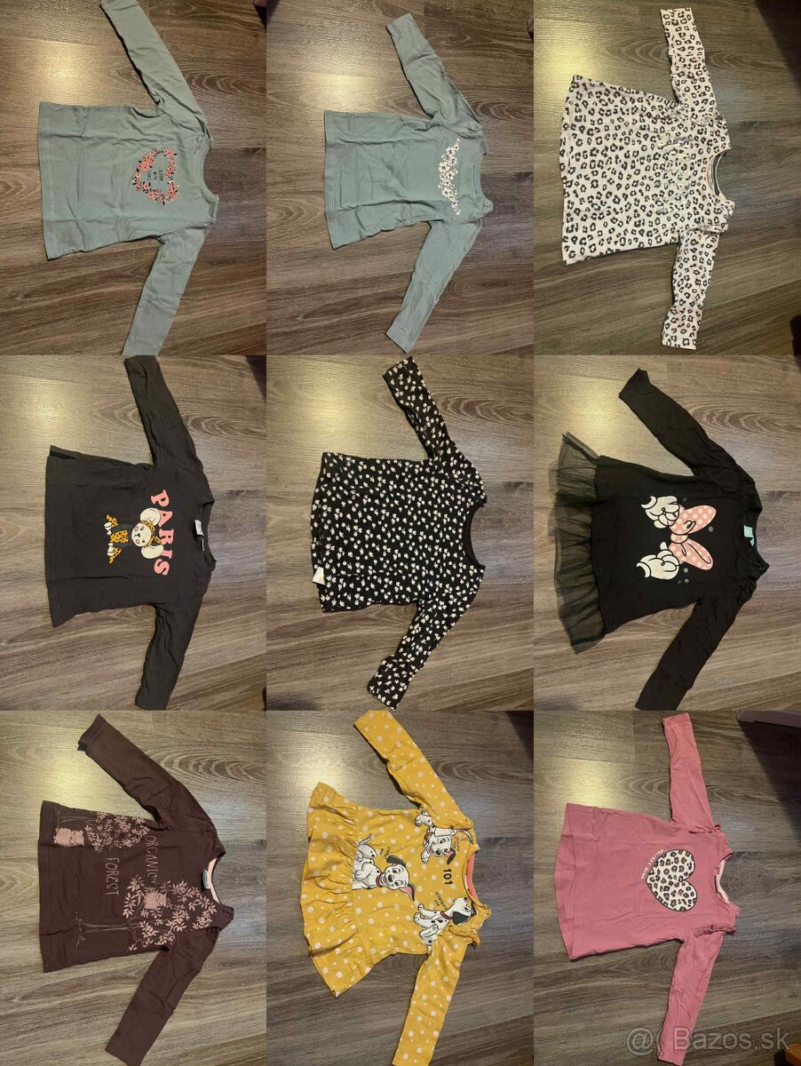 Predám balík oblečenia pre dievčatko 86 - 12 -18 mesiacov - 5