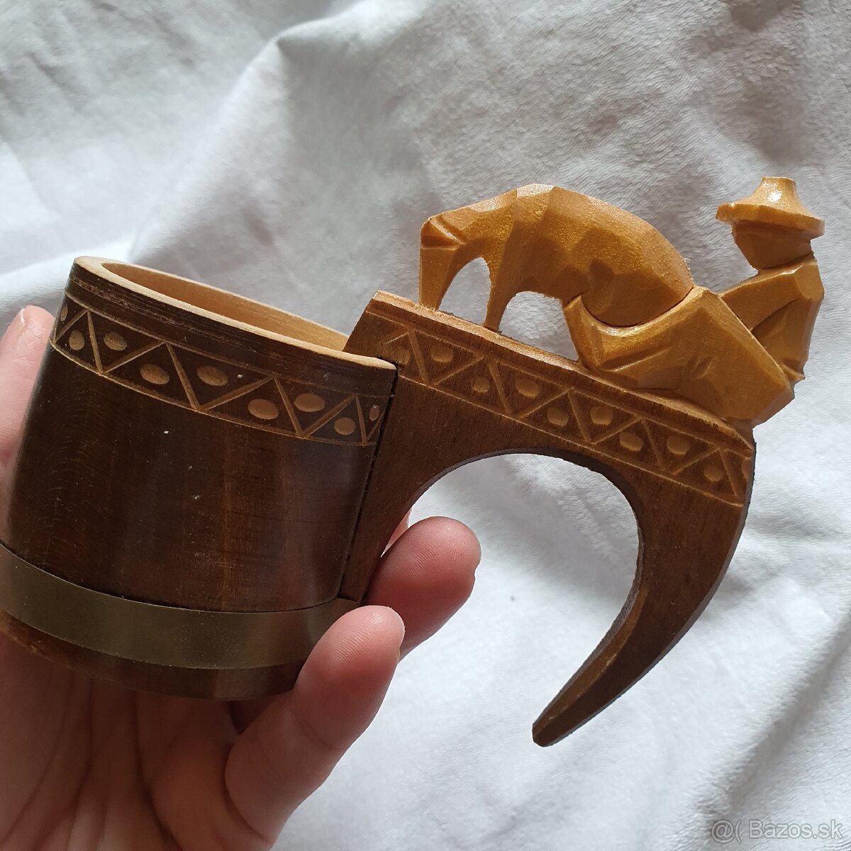 Ľudové starožitné drevené črpáky - 5