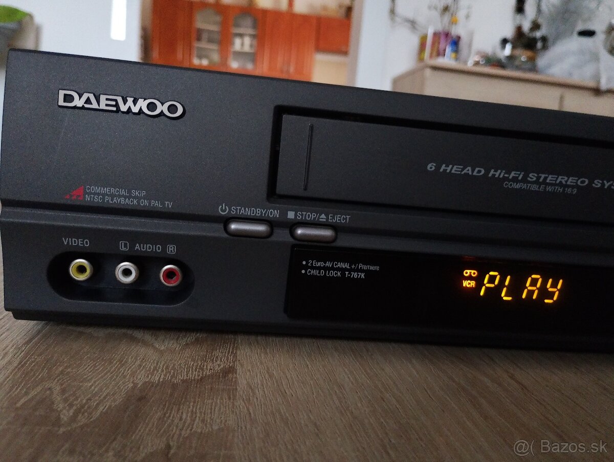 Videorekordér HI-FI stereo Daewoo T-767K - 5