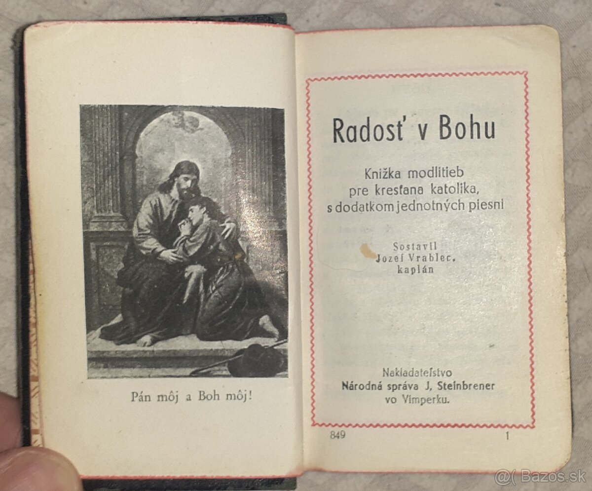 Predám staré modlitebné knižky - 5