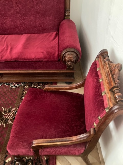 Predáme originálnu starožitnú sedaciu súpravu - 5