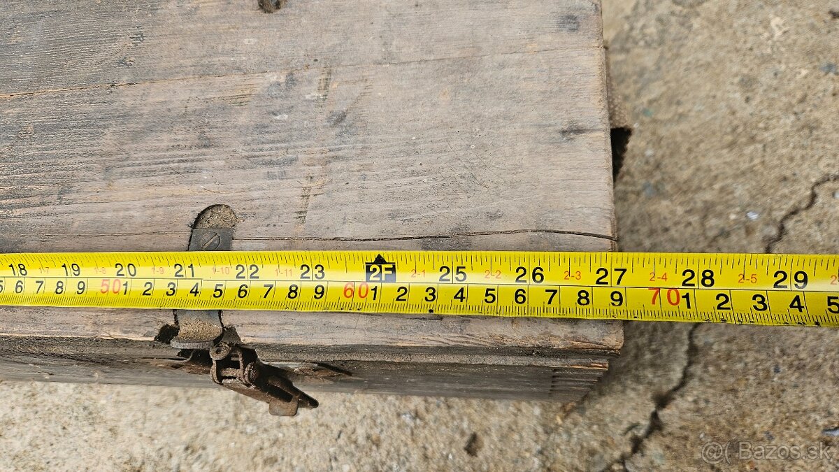 Vojenska drevena krabica bedňa 7. - 5