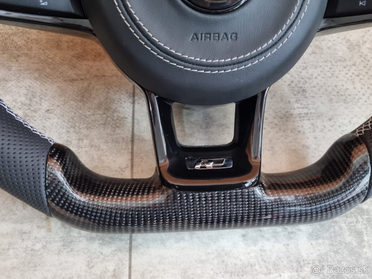 VOLANT VOLKSWAGEN R RLINE GTI - KOZA / KARBÓN - 5