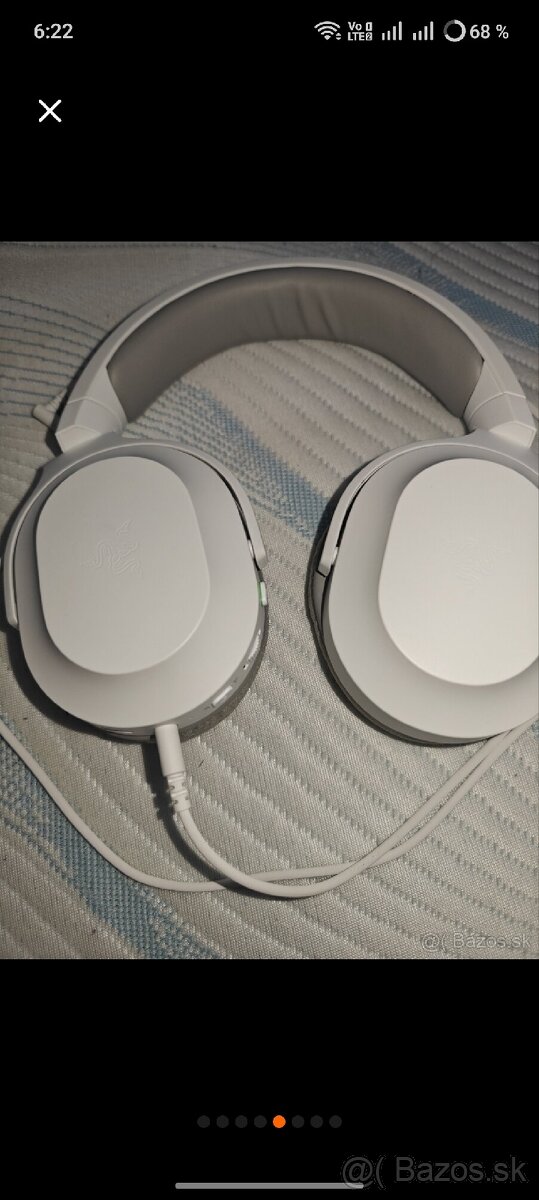 Herné slúchadlá Razer Barracuda X (2022) - Mercury White - 5