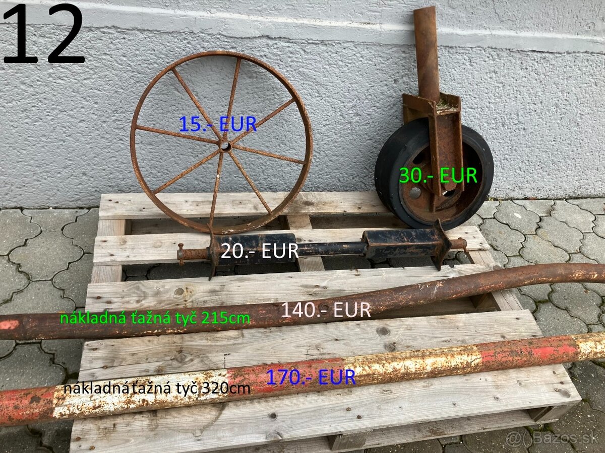 Svetlá a odrazové sklíčka na príves traktor vlečku - 5