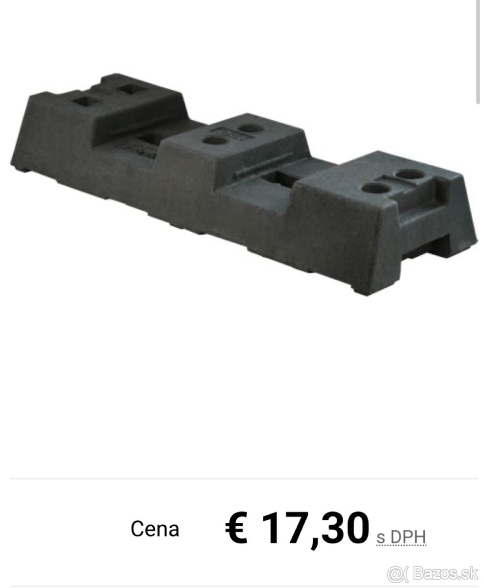 Predám plastové (16kg) podstavce na mobilný plot - 5