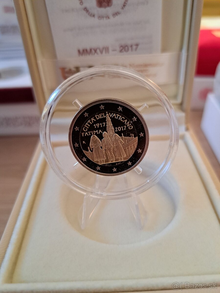 Vatikan 2 euro PROOF pamatne mince - 5