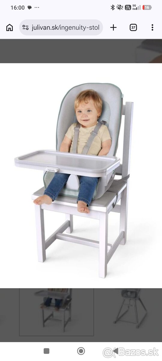 Jedálenská stolička INGENUITY - 5