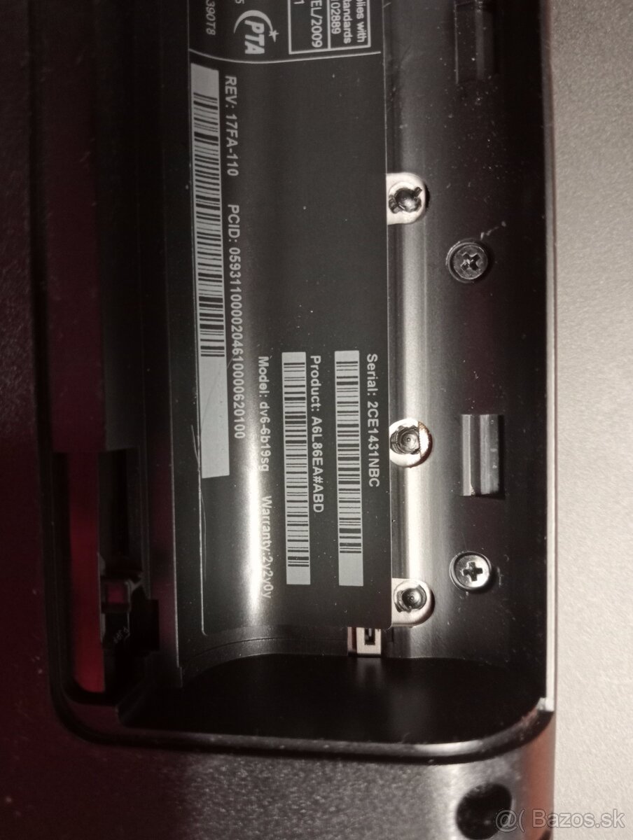 predám HP PAVILION DV6-6b19sg - 5