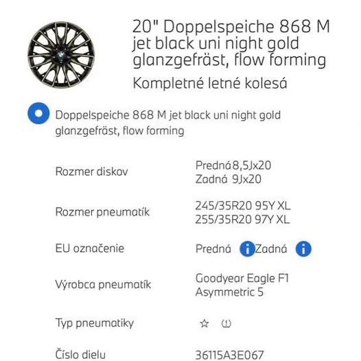 Kompletná sada letné kolesá individual BMW 20" Doppelspeich - 5