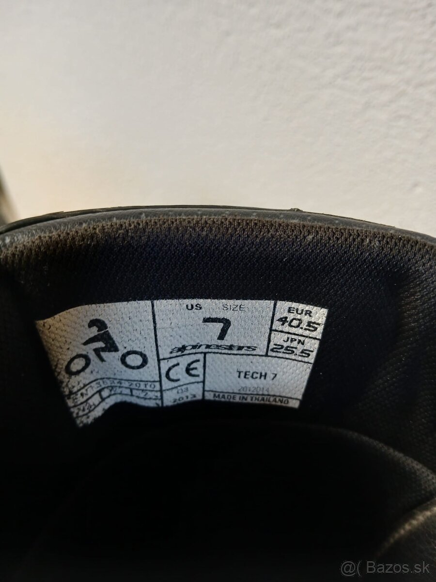 Predám alpinestars tech7 - 5