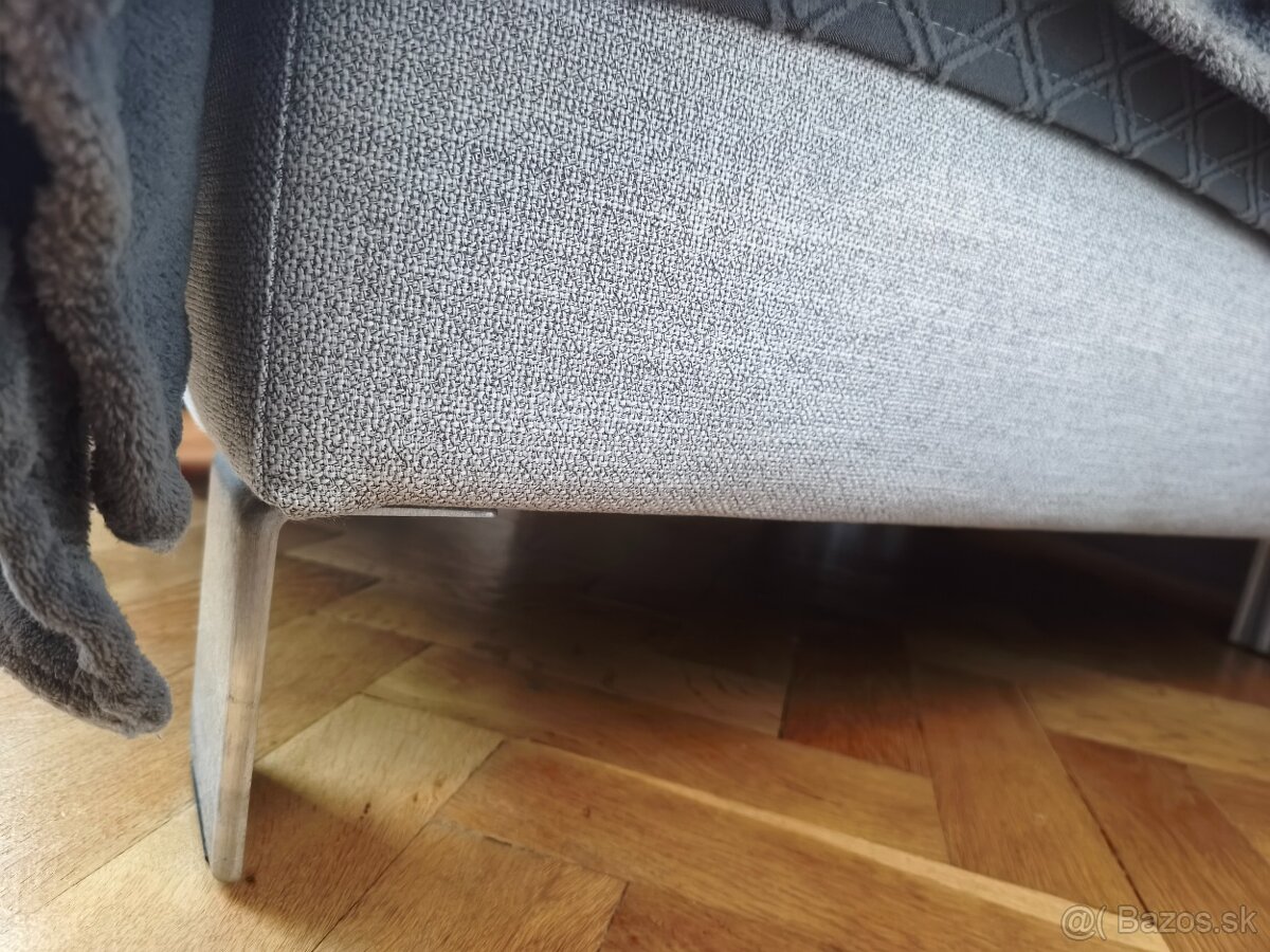 Taburet sivý obdĺžnik - 5