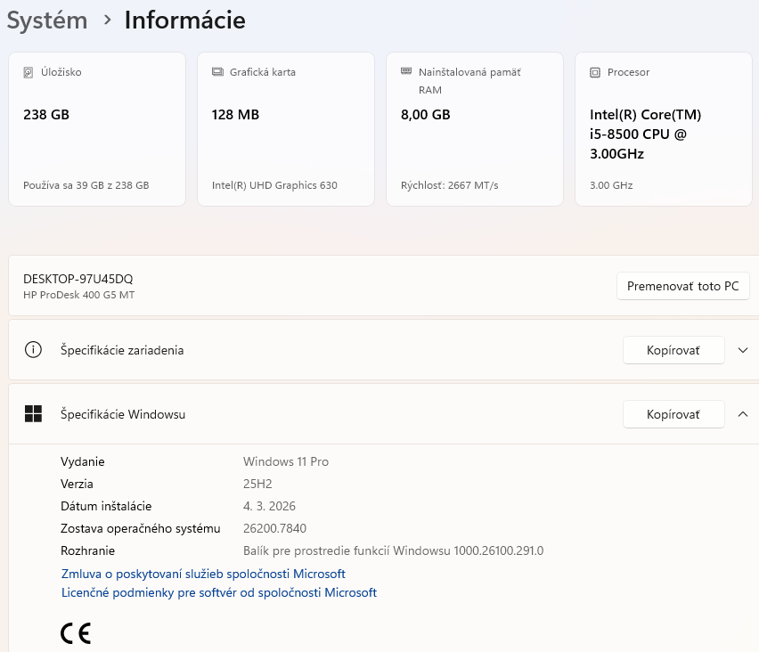 HP ProDesk 400 G5 MT - 5