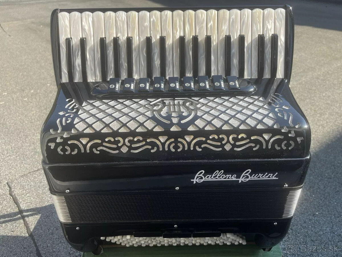 Akordeón Ballone Burini Compact 45 akordov 8 kg 9634113 Cagn - 5