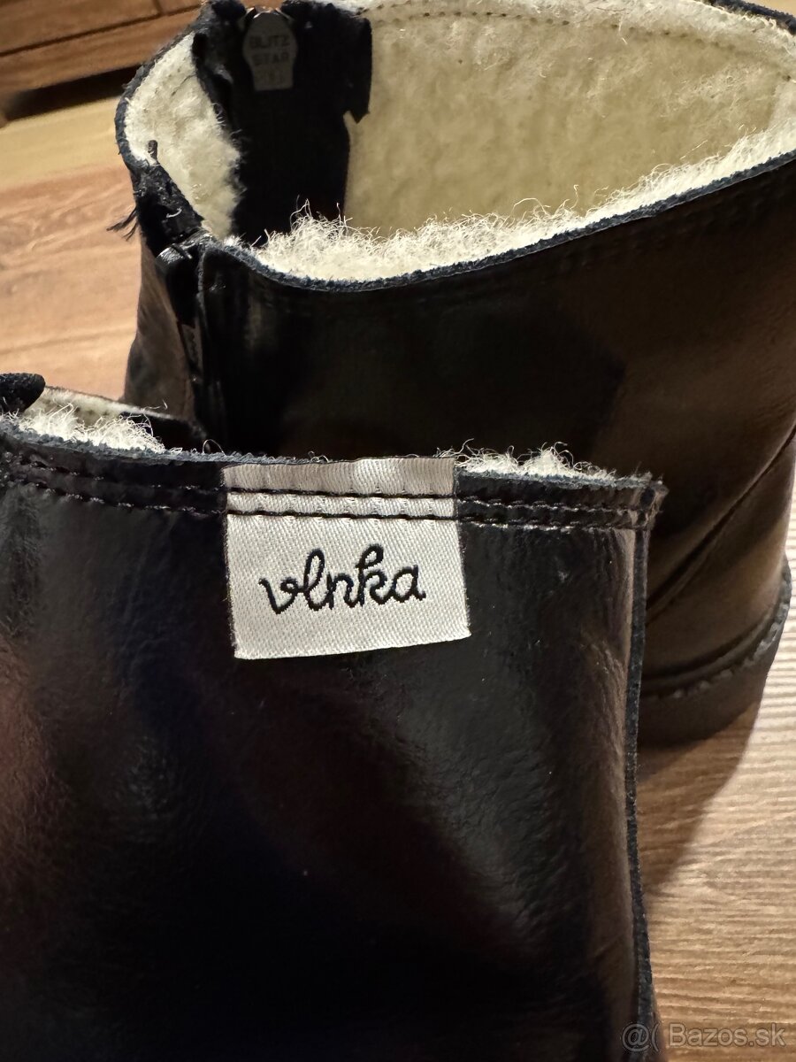 Vlnka pánske ako nové zimné kožené topánky s vnútrom z vlny - 5