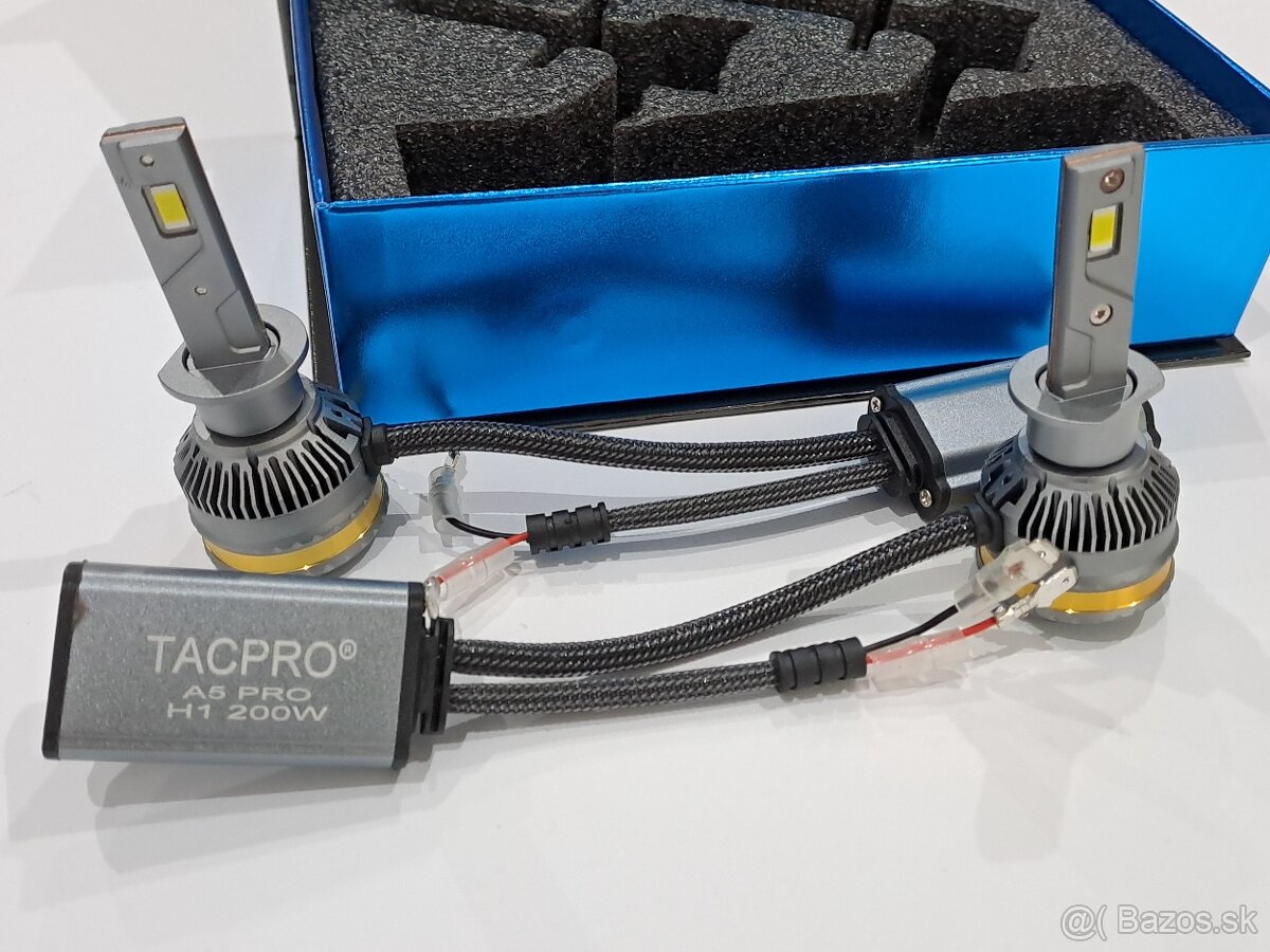 LED žiarovky silné a kvalitné H1 - CANBUS - 200W - 26000Lm - 5