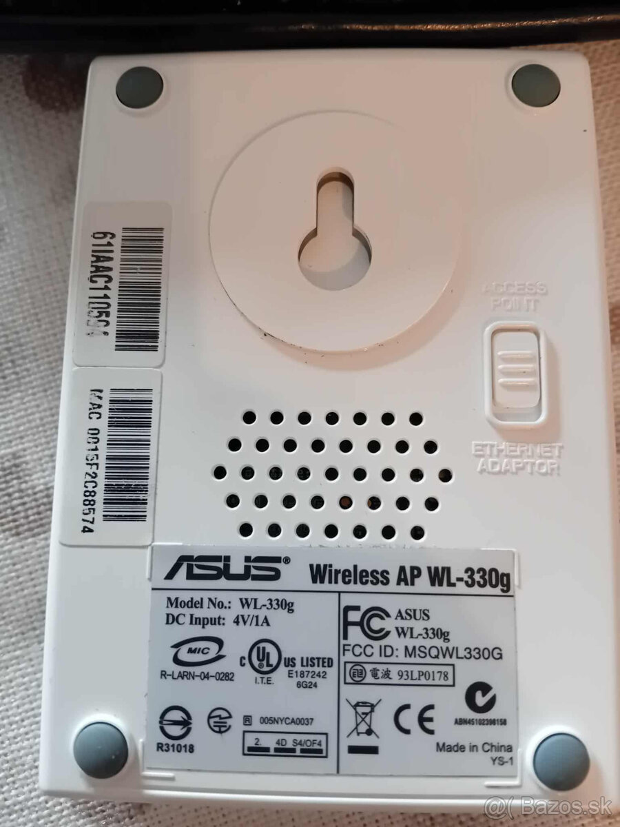 PREDAM WIFI Vreckový router ASUS WL-330G - 5
