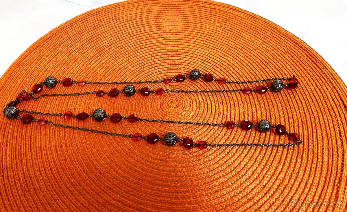 Starožitný vintage náhrdelník - 5