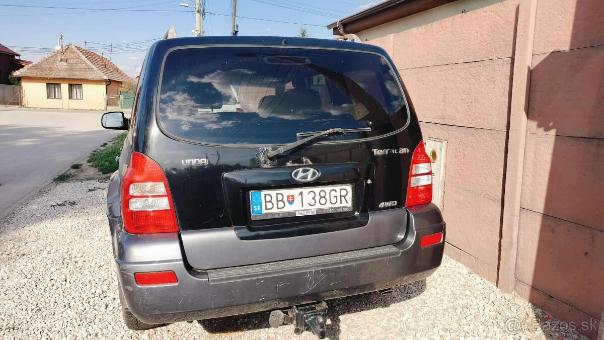 Hyundai Terracan 2.9CRDi 120kw AUTOMAT