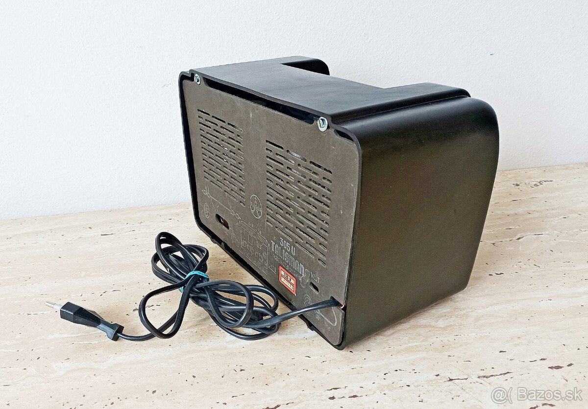 Krásné starožitné rádio Tesla Talisman 305U, top stav - 5