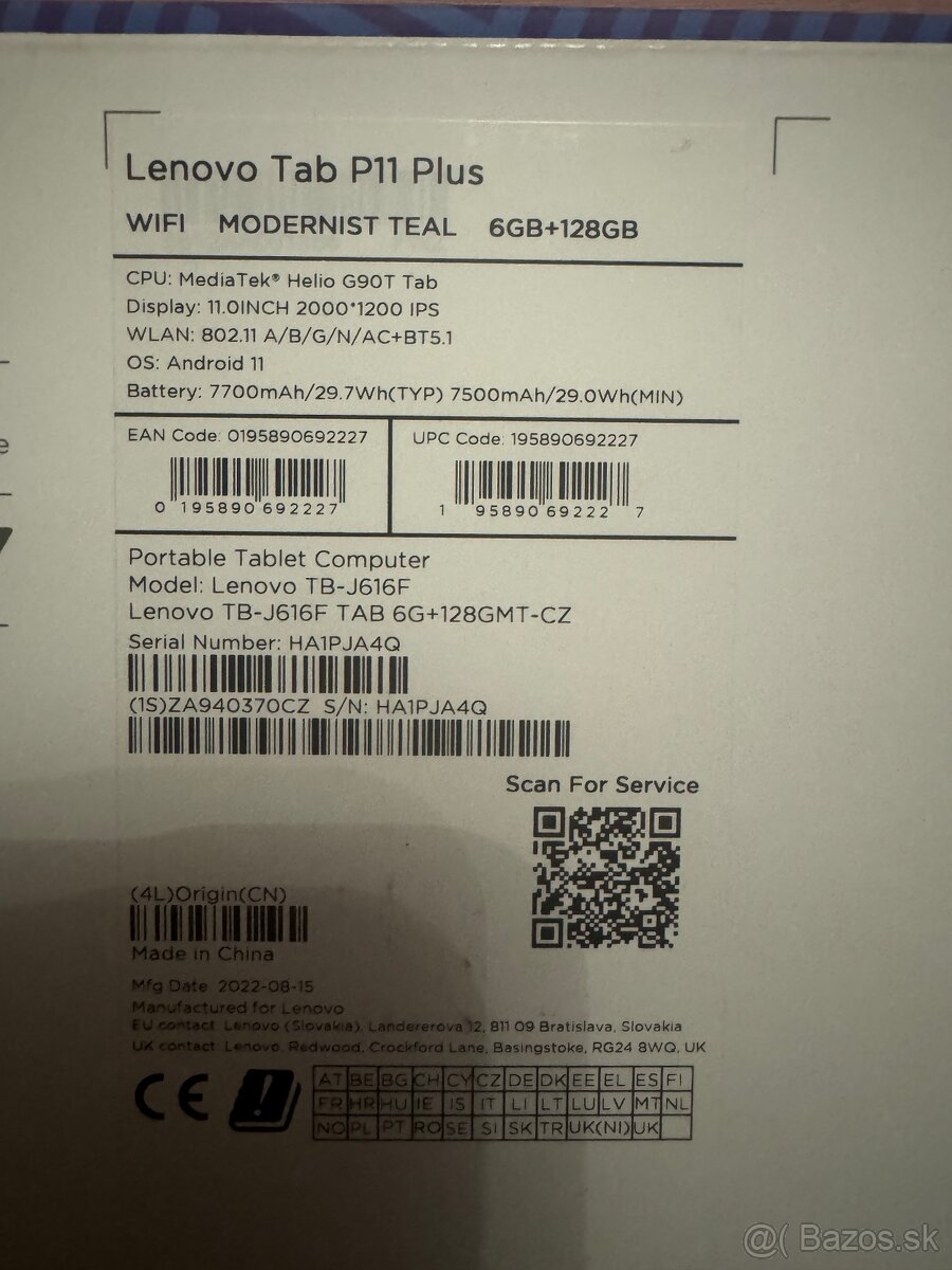Tablet Lenovo Tab P11 Plus - 5
