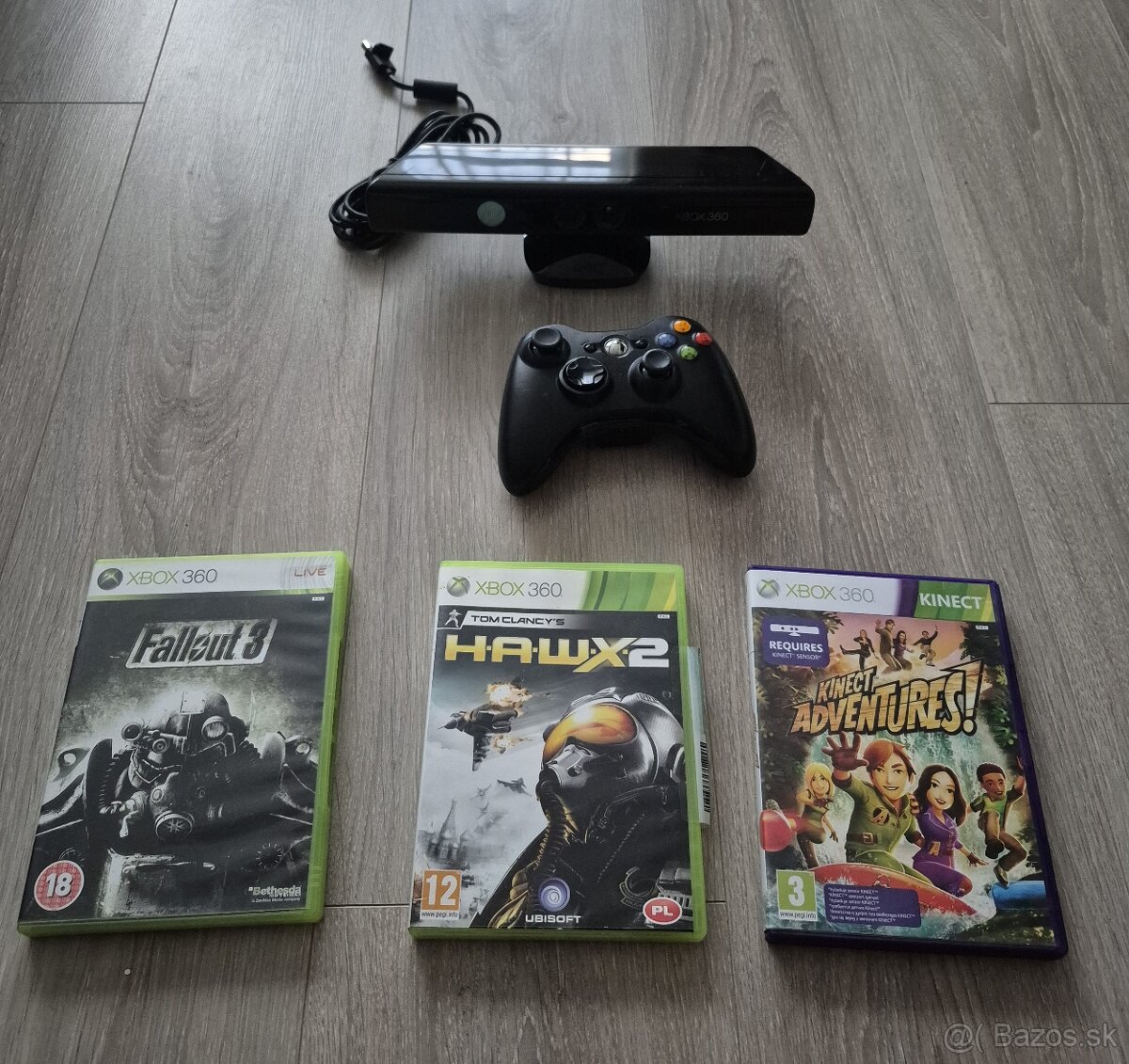 Xbox 360 Slim 250GB + Kinect + 3 hry + krabica - 5