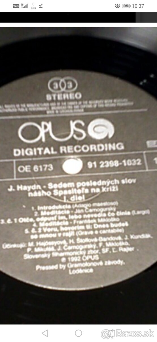 JOSEPH HAYDN ORATORIO - THE SEVEN LAST WORDS OF CHRIST - 5