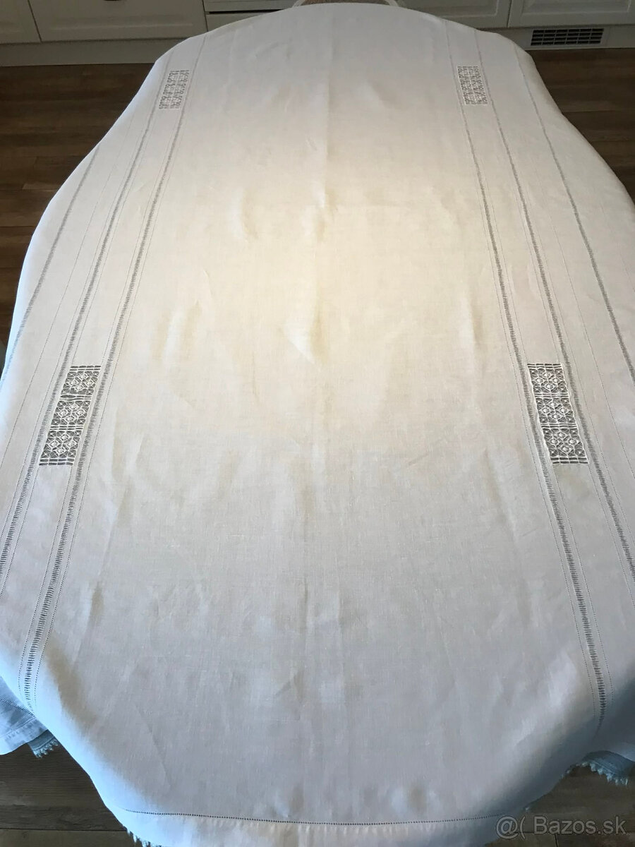 krásny starožitný obrus 2mx1,53m - 5