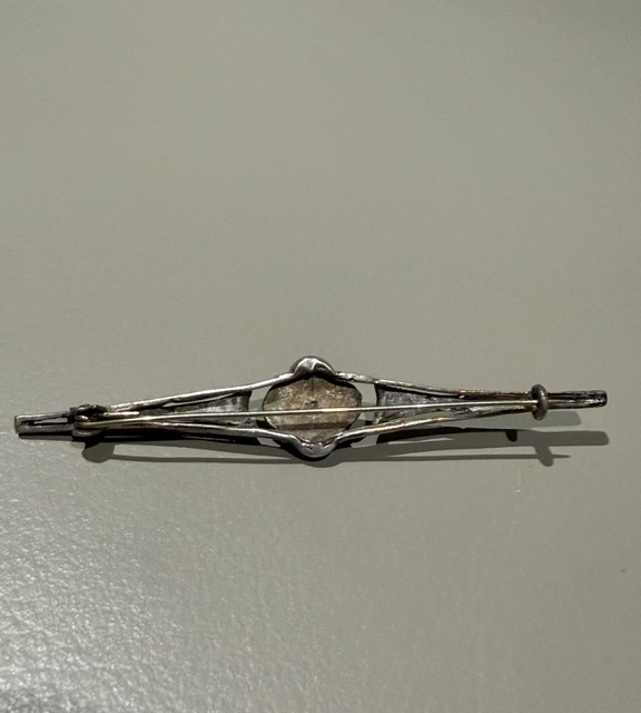 strieborná brošňa v etui - 5