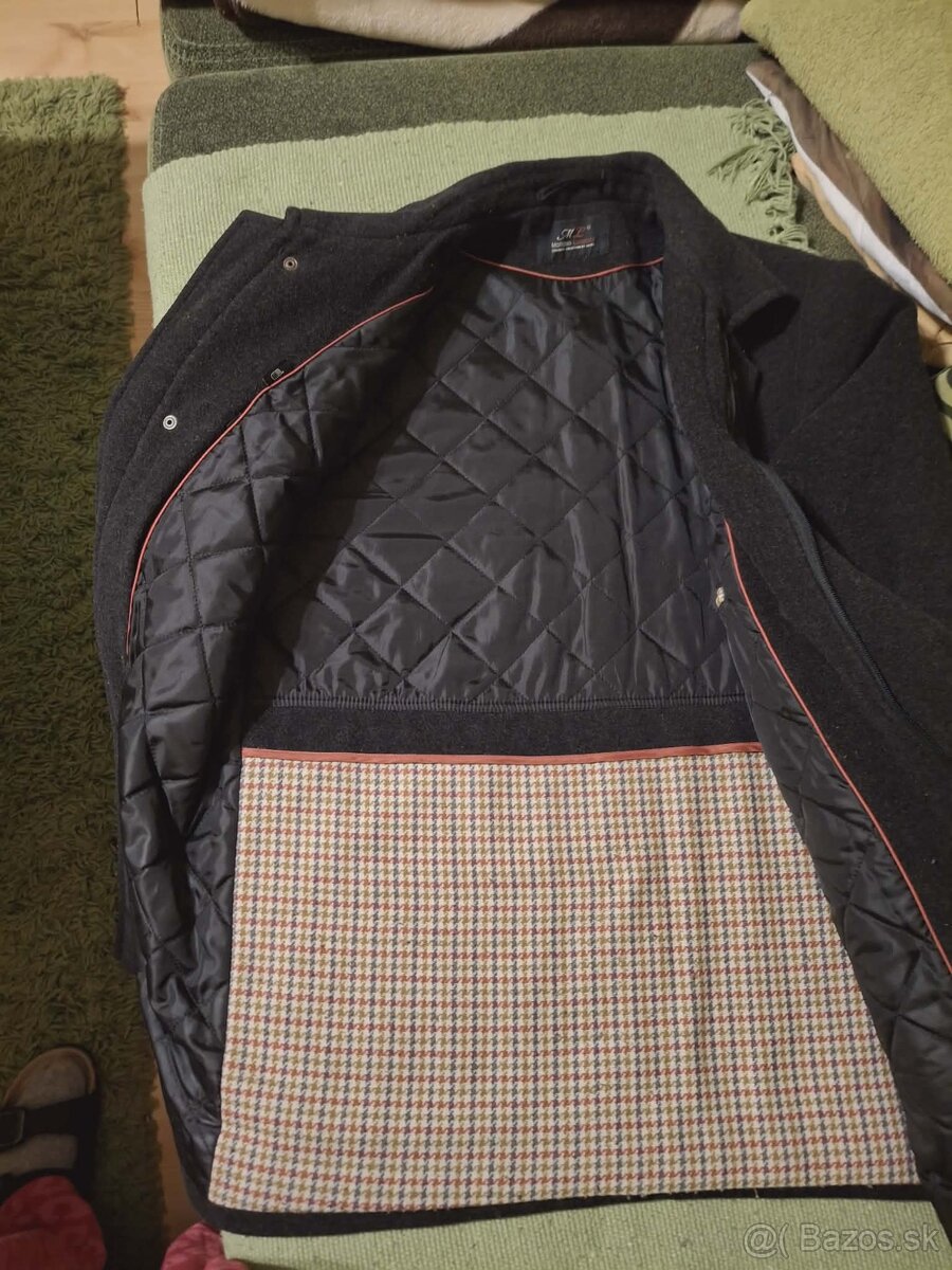 Pánsky vlnený kabát - 5