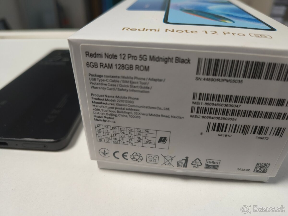 Xiaomi Redmi Note 12 Pro 5g - 5